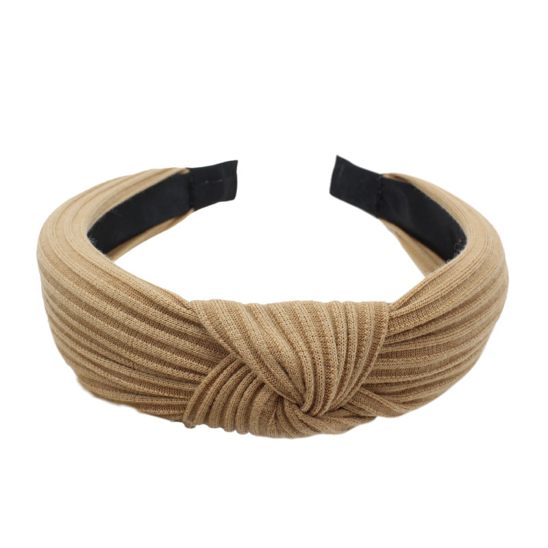 Wholesale Fabric Wide Edge Cross Headband